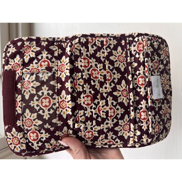 Vera Bradley TriFold Quilted Fabric Wallet 8 x 4.5 - Picture 7 of 7